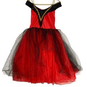 Vintage‎ Joanna Designs Costume Queen of Hearts Dress Adult Large Halloween